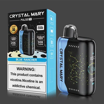 CM VAPE 30000 PUFF PULSE X Vape แบบใช้แล้วทิ้ง 5%:บลูเบอร์รี่เปรี้ยวราสเบอร์รี่